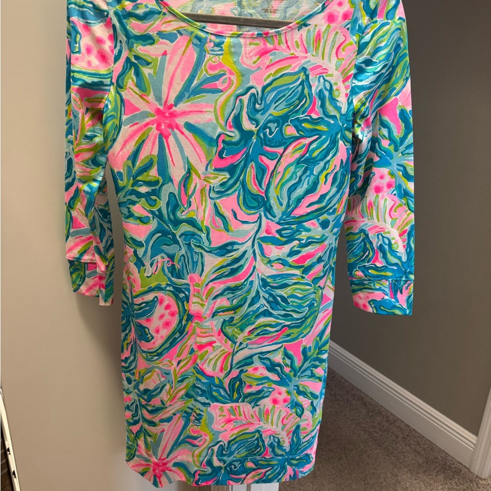 NWOT Lilly Pulitzer 3/4 sleeve Sophie dress, size XS